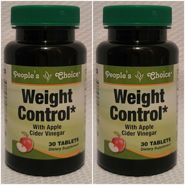 2- Mason Vitamins People's Choice Weight Control* With Apple Cider Vinegar