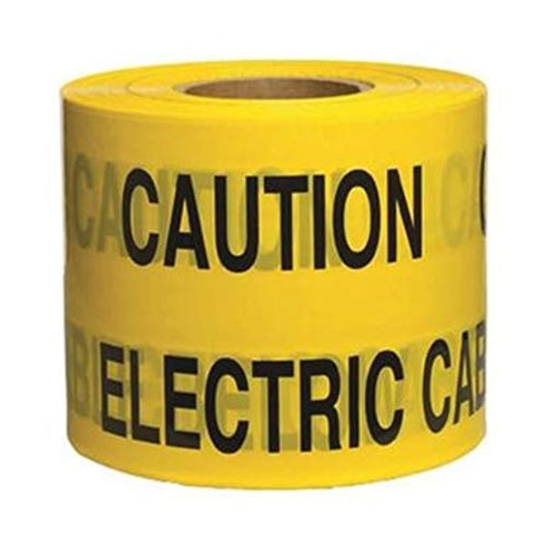 CAUTION ELECTRIC CABLE WARNING TAPE UNDERGROUND 25 MTRS