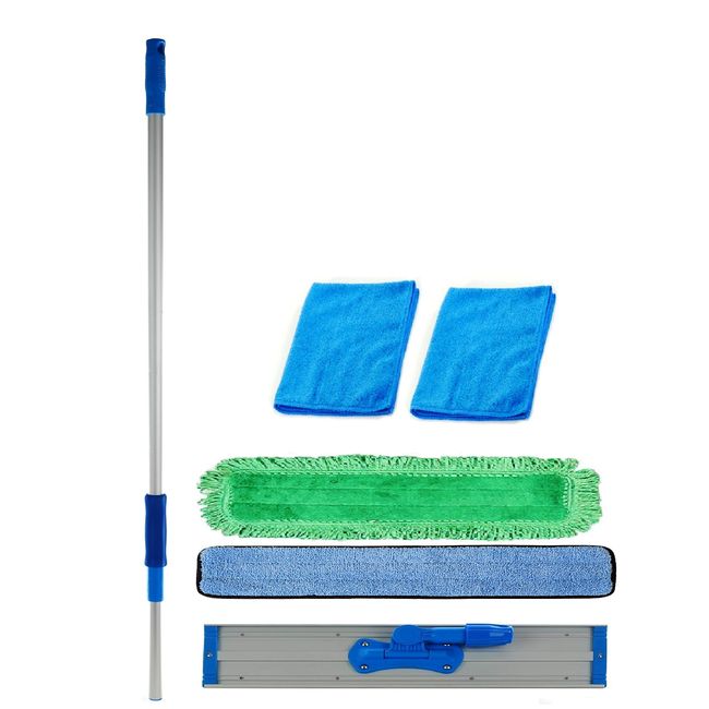 Real Clean 48 inch Commercial Microfiber Mop Kit
