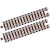 Wooden Train Track - 8" Straight - Made in USA - 2 Pack