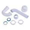 P-Trap w/PVC Quarter Bend, Solvent Weld Adapter & Deep Flange, Bagged