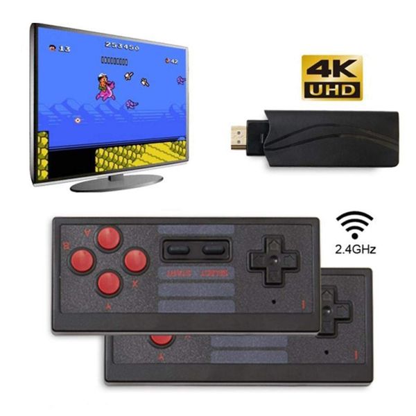 Retro Game Console, 4K HDMI HD Built-in 628 Classic Video Games USB Handheld Retro Gamepad Controller, Home HD Y2 Classic Video TV Game Box Controller