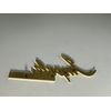 1971-1976 Impala Custom Script Emblem Coupe Rear Sail Panel Badge 24K Plated