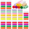 110 Pcs Aligner Chewies Orthodontic Chewies for Aligner Tray Seaters Silicone Chompers Teeth Dental Chewies Invisible Accessories, 11 Colors and Flavors