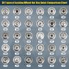 uxcell 1 Set 305 Wheel Lock Lug Nut Socket Key Protector for Mercedes Benz