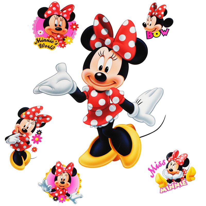 Minnie Mouse Wandtattoo