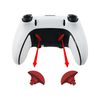 4 Pcs Edge Controller Back Paddles for PS5 DualSense Edge Controller, Paddles Replacement Compatible with PS5 Edge Controller, Metal Paddles for PS5 DualSense Controller (Red)