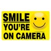 5 Pack SMILE YOU'RE ON CAMERA Stickers Video Alarm Security System Decal Warning