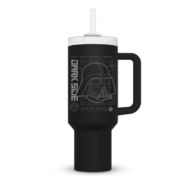PYRAMID Darth Vader Star Wars-Flasche Mit Strohhalm 1180 Ml