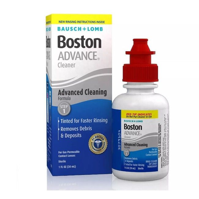 Bausch + Lomb Boston Advance Cleaner For Contact Lenses Removes Debris 1 Fl Oz