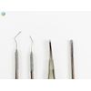 DENTAL DIAGNOSTIC INSTRUMENT KIT W/ STERILIZATION TRAY CASE & LID STAINLESS 