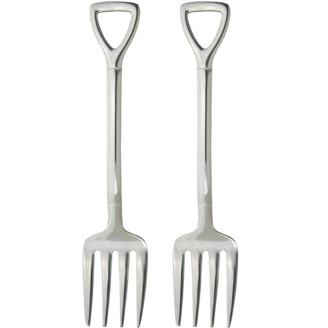 Nagao Tsubamesanjo Country Story Mini Fork Mirror, Set of 2, 4.5 inches (11.5 cm), Made in Japan