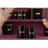 TYPHOON OTTO Collection Coffee Canister, Black, 1.4 Litre, Steel, Bamboo, Silicone