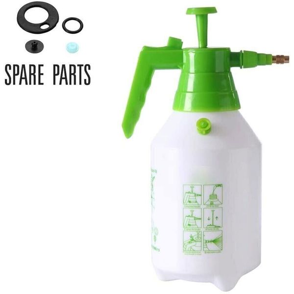 51oz Garden Sprayer Multi Purpose Pressure Pump Handle Adjustable Brass Nozzle