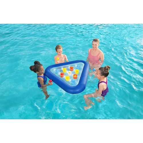 Bestway Inflatable Pool Ball Game | Family Swimming Pool Game, Water Pong Ball Game, Kids and Adults, Blue, 105 x 79 cm