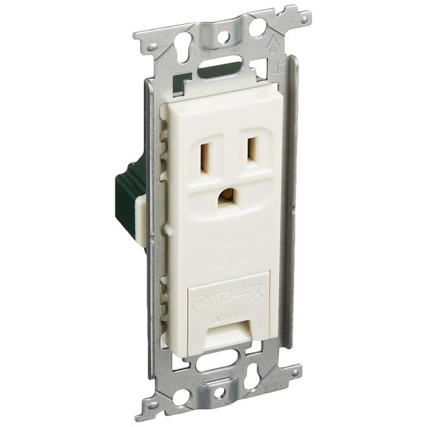 Panasonic (Panasonic) Embedded Earth Terminal with Grounded Outlet Flat wn1131