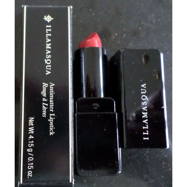 Illamasqua Antimatter Lipstick in Midnight - Full Size .15 oz New in Box NIB