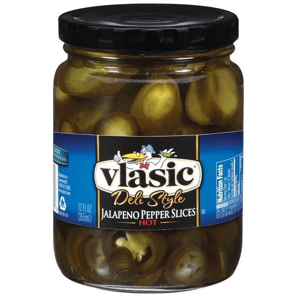 Vlasic Deli Style Hot Jalapeno Pepper Slices, Keto Friendly, 12 - 12 FL OZ Jars