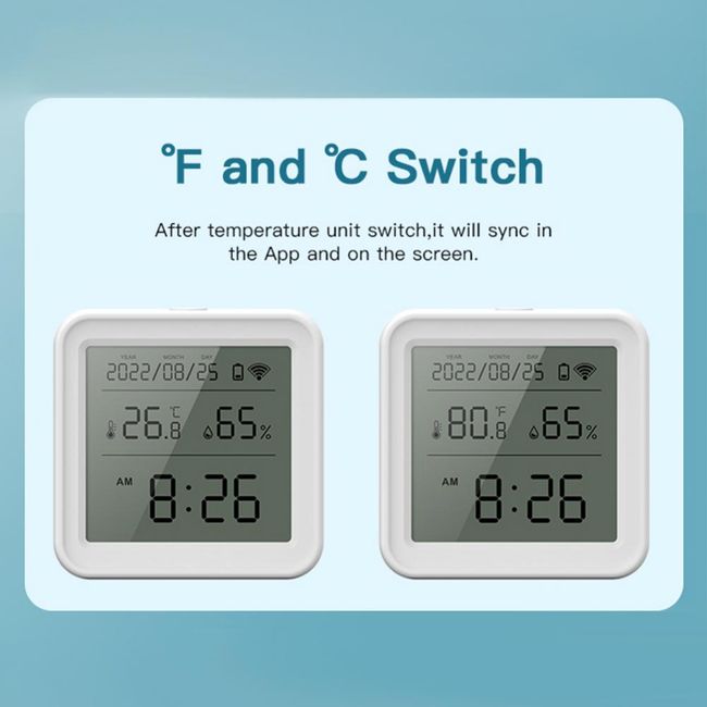 Buy WiFi Temperature Sensor Thermometer Detector Smart Life App