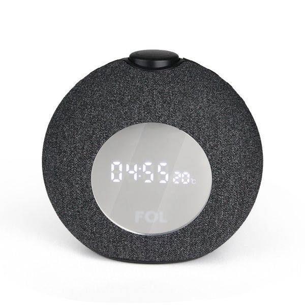 speaker bluetooth alarm clock temperature high-quality sounds