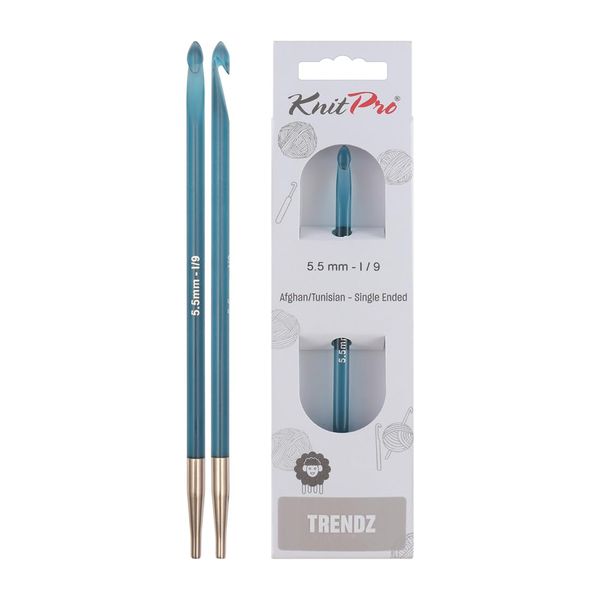KnitPro Trendz Afghan/Tunisian Crochet Hook | 5.50mm