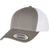 Flexfit YP Classics Recycled Retro Trucker Cap 2-Tone Baseball, Grey/White, One Size