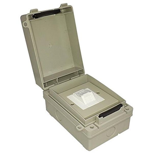Enclosure, Weatherproof, CAT6 Socket, Modular & Ethernet Connectors, Qty X 1 | WJ6