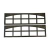 2 Amarr Cascade Replacement Inserts for Long Panel Amarr Garage Doors Black