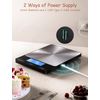 33lb Digital Kitchen Scale Rechargeable Stainless Steel for Cooking Baking