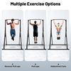 Pull Up Bar with Thickened Pipe, Triangular Pull Up Station, Multifunctional Adjustable Height Pull Up Bar Freestanding for Home Gym Strength Training Equipment, (Max. Load: 200kg/440.92lbs)