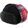 KBW-614 BLK Plaid Solid Aviator Trapper hat Trooper Ear Flaps Ushanka Eskimo Warm Winter Cold