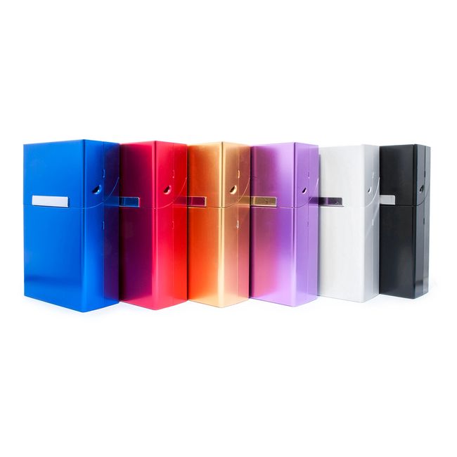 Light Weight :: Heavy Duty Aluminum Cigarette Case (Kings Size) (Assorted Colors) #CH43