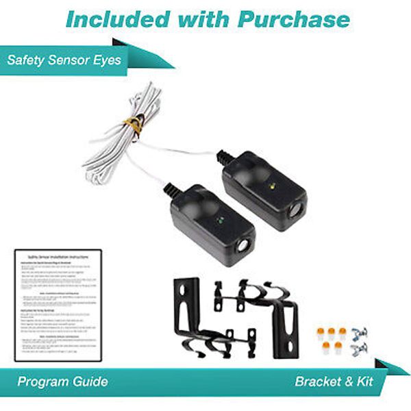 Safety Sensor Beam Eyes for 41A5034 Liftmaster Chamberlain Garage Door Opener