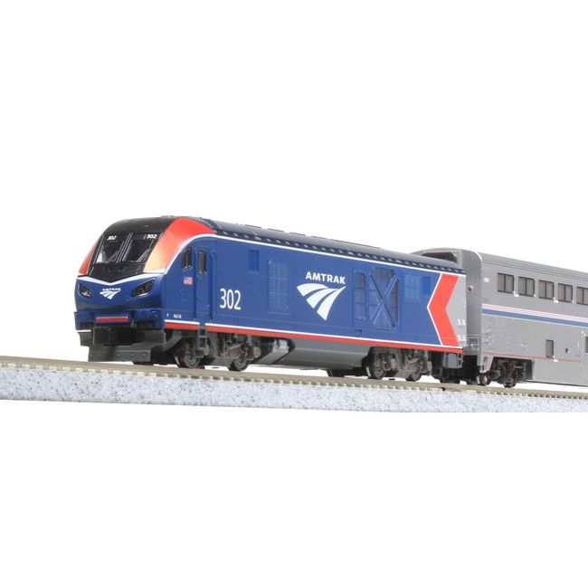 KATO 10-1788 N Gauge Amtrak ALC-42 & Super Liner, Set of 4, Model Railroad Vehicle Set