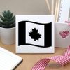 'Canada Flag' 108mm Square Ceramic Tile (TD00024599)