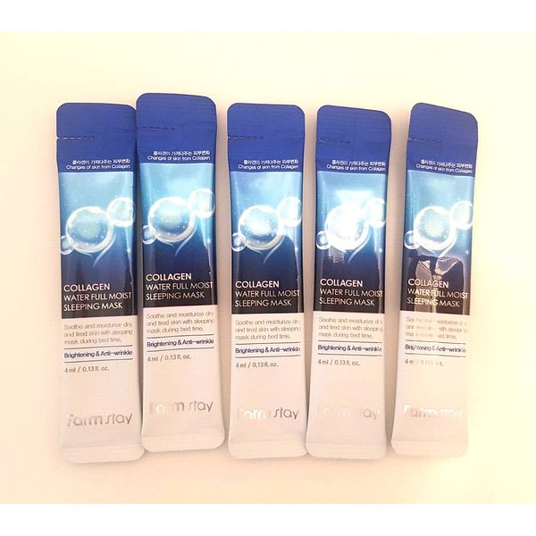 FarmStay Collagen Water Full Moist Sleeping Mask, 5pcs* 4ml