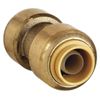 SharkBite U006LF DZR Brass Coupling, 3/8 Tube Size