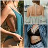 Leesgel Temporary Tattoos for Women, 12 Sheets Long Flowers Vine Leaves Plant Fake Tattoo for Women Adults, Black Semi Permanent Personality Waist Arm Foot Stick on Tattoos Stickers Transfer Paper