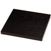 山家 Lacquerware Store Wood 花台 Positive Angle Plate, 6 # # # # Ebony Tone