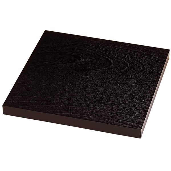 山家 Lacquerware Store Wood 花台 Positive Angle Plate, 6 # # # # Ebony Tone