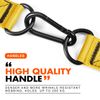 HPYGN Exercise Handles, D Handle Cable Attachment, Grip Attachments for Cable Machine Pulleys, Resistance Bands Strength Trainers, Pull Down Exercise Accessories, Home Gym Exercise Machine Attachments