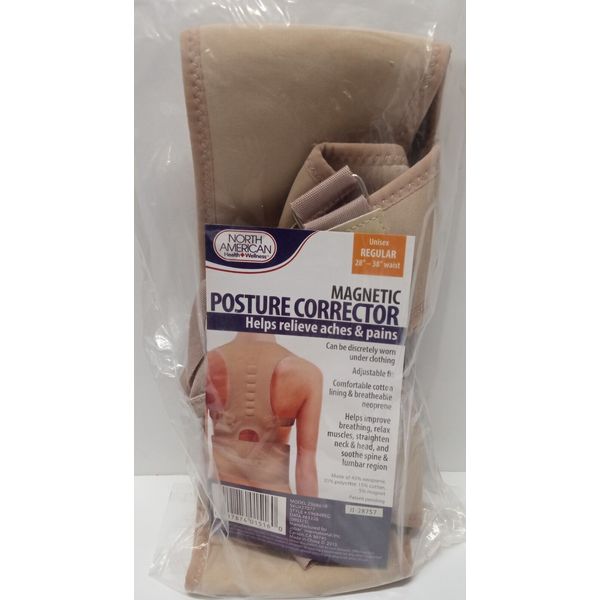 North American Magnetic Posture Corrector Unisex 28"-38" Waist...............3B2