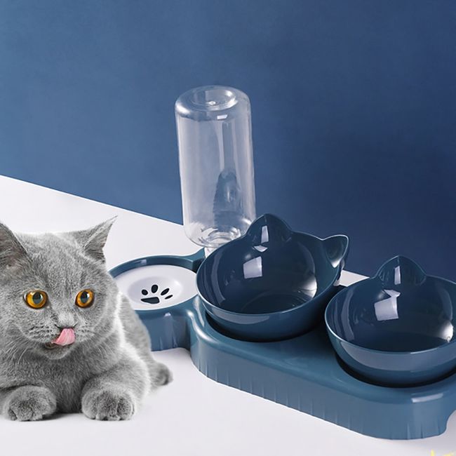 Pet Standing Water Dispenser Feeder Bowl 500ml No Drip Automatic Water  Bottle