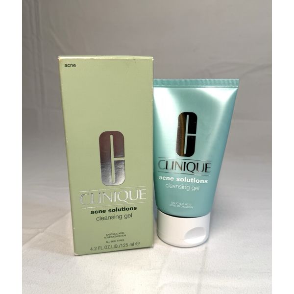 Clinique Acne Solutions Cleansing Gel 4.2 fl oz / 125ml – Salicylic Acid Acne