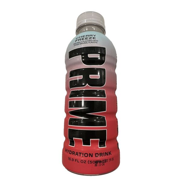 1x Cherry Freeze Flavor Prime Hydration Drink Color Changing 16.9oz/500ml Bottle