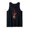 Knight Templar And Cross Crusader Tank Top