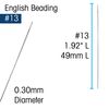 The Beadsmith NEEDLES BEADING #13