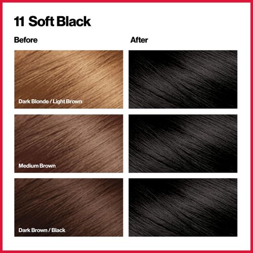 Revlon ColorSilk Beautiful Color, Soft Black
