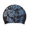 Speedo Printed Long Hair Cap - Black/Sevres Blue