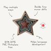 mushie Nesting Stars Toy | Made in Denmark (Original)